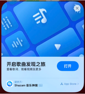 船山苹果14维修站分享iPhone14音乐识别功能使用方法 