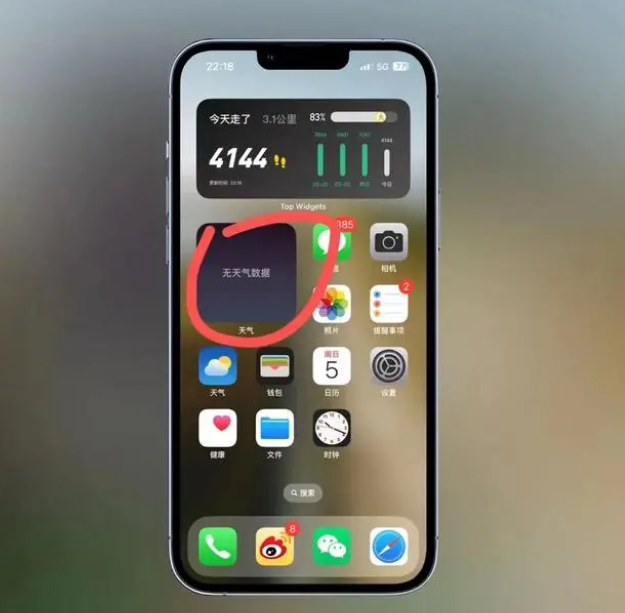 船山苹果手机维修分享:iOS16主屏幕天气小组件无法正常工作怎么办？ 
