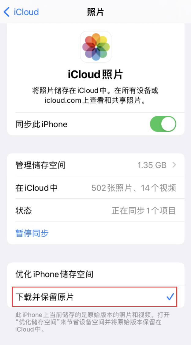 船山苹果手机维修分享iPhone 无法加载高质量照片怎么办 