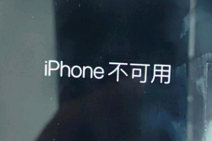 船山苹果服务网点分享锁屏界面显示“iPhone 不可用”如何解决 