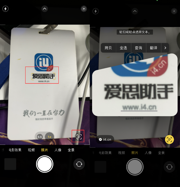 船山苹果手机维修分享升级iOS 16后如何通过相机翻译文本 