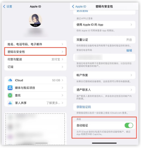 船山苹果手机维修分享iOS 16 自动验证功能开启方法 