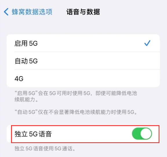 船山苹果14维修分享iPhone 14 Pro如何开启VoNR 