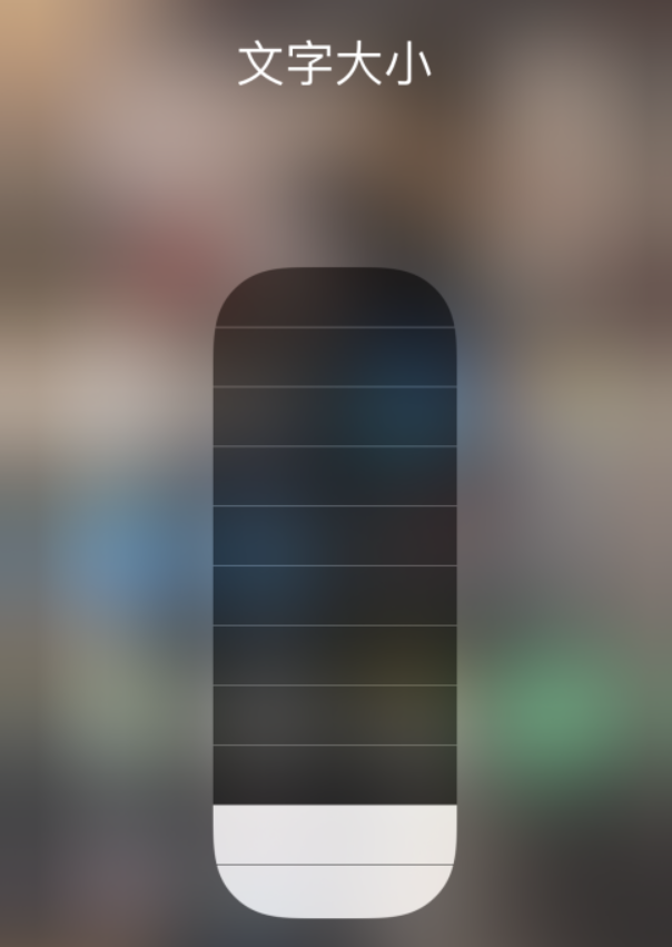 船山苹果手机维修分享小技巧：在 iPhone 控制中心快速调节字体大小 