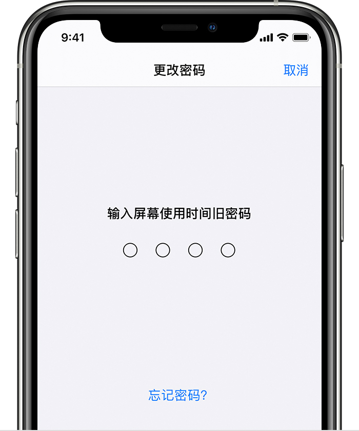 船山苹果手机维修分享iOS 14 忘记屏幕使用时间密码怎么办 