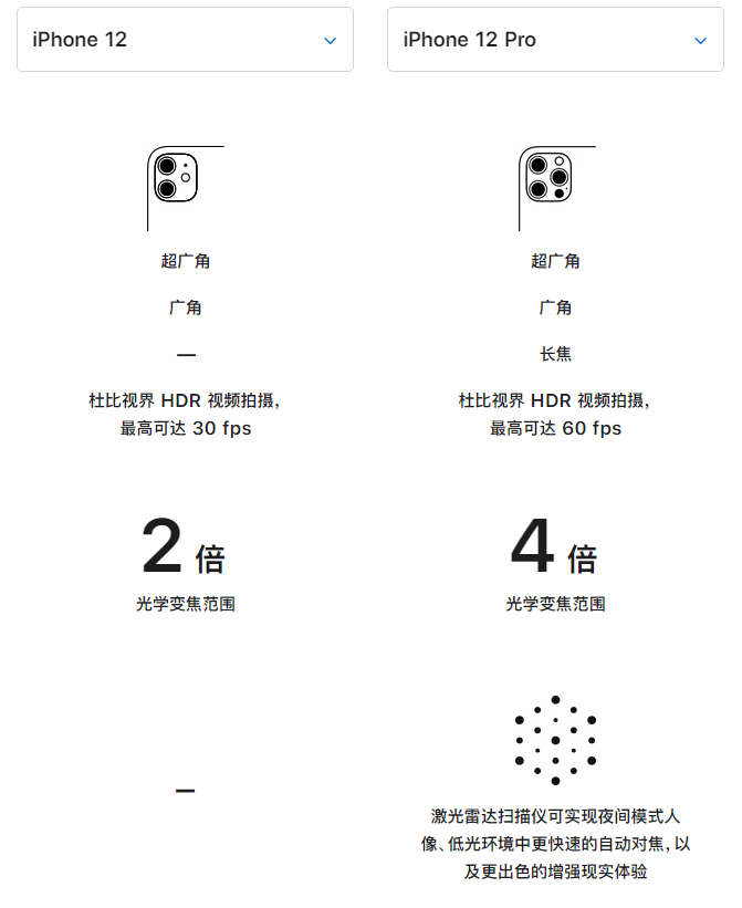 船山苹果手机维修分享苹果 iPhone 12 与 iPhone 12 Pro 选哪款 